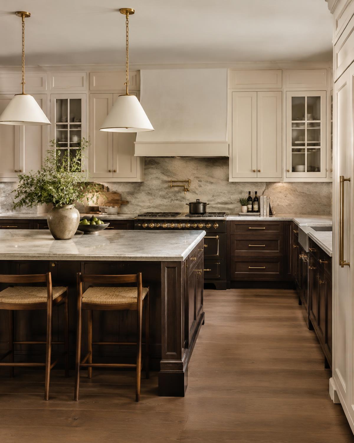 Two-Tone Cabinets kitchen